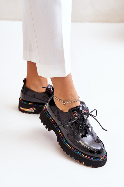 Laque apavi  šņorējami Artiker 55C0497 Melns Laque apavi  šņorējami Artiker 55C0497 Melns