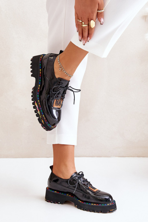 Laque apavi  šņorējami Artiker 55C0499 Melns Laque apavi  šņorējami Artiker 55C0499 Melns