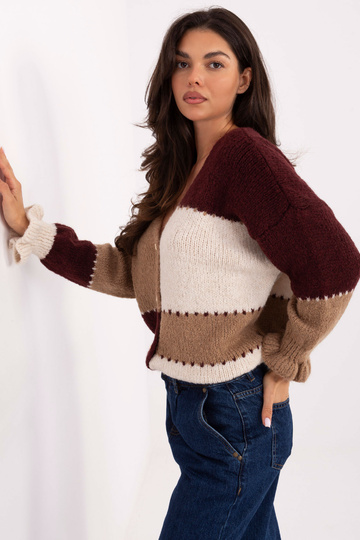 Burgundas sarkans džemperis