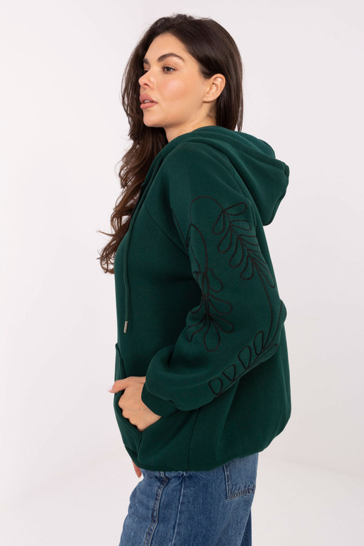 Tumši zaļš džemperis