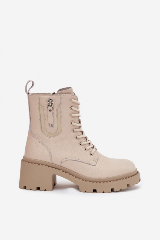 Zamšaini sieviešu sniega zābaki ar siltinājumu un platformu Vinceza 95354 smilšu krāsā