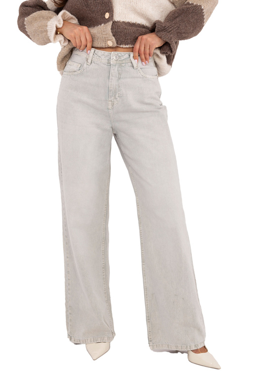 Gaiši pelēkas bikses