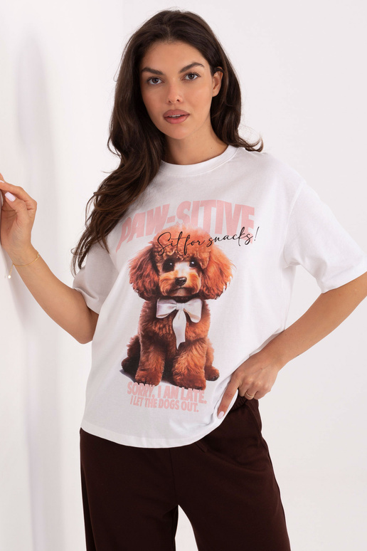 Balti-rožaini T-krekli