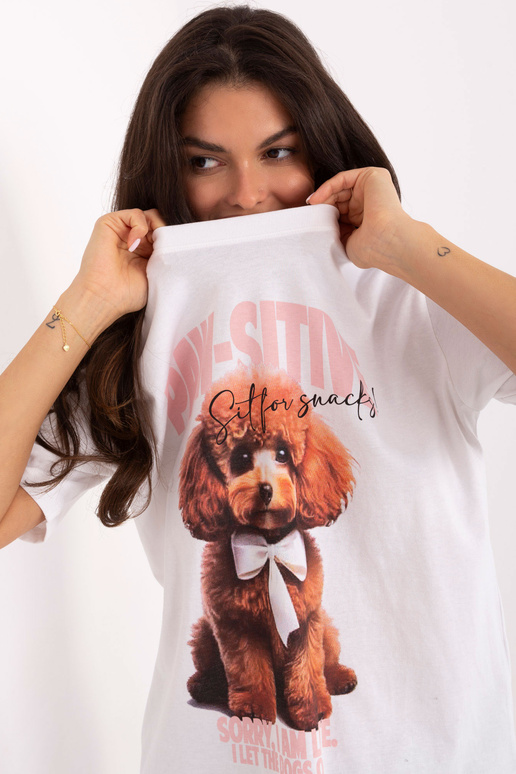 Balti-rožaini T-krekli