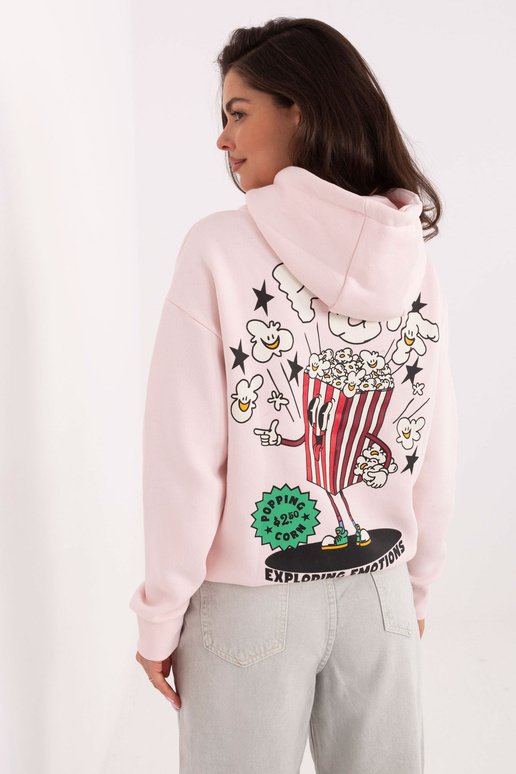 Gaiši rozā džemperis