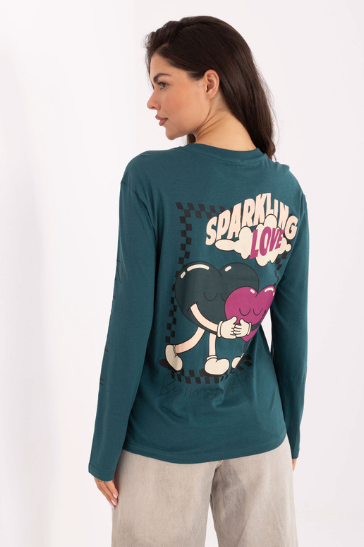 T-shirt-D12022M02688B-morski