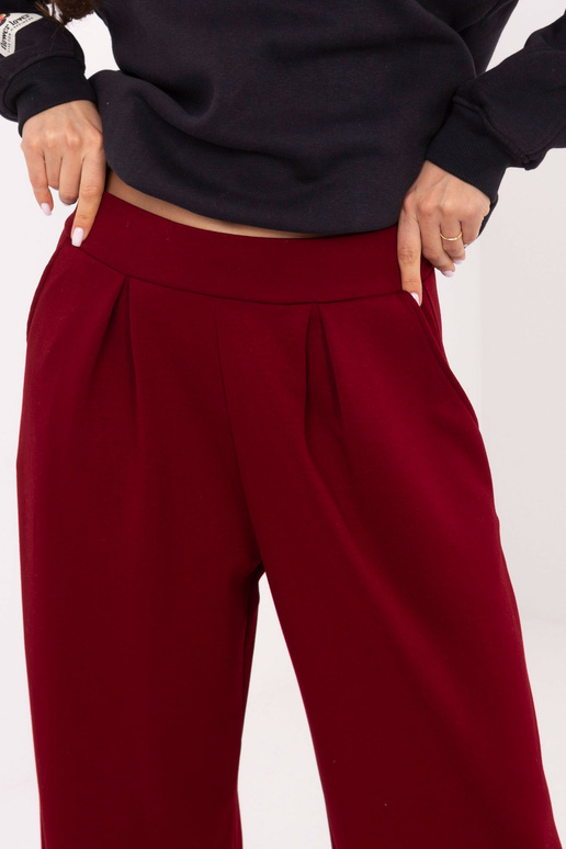 Bordo krāsas sporta bikses