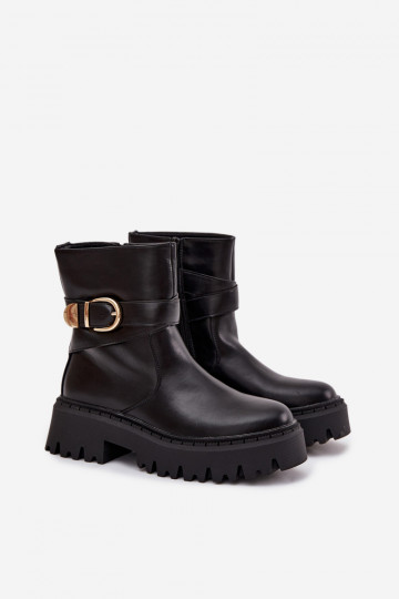 siltināti Sieviešu puszābaki  Melns Elanore