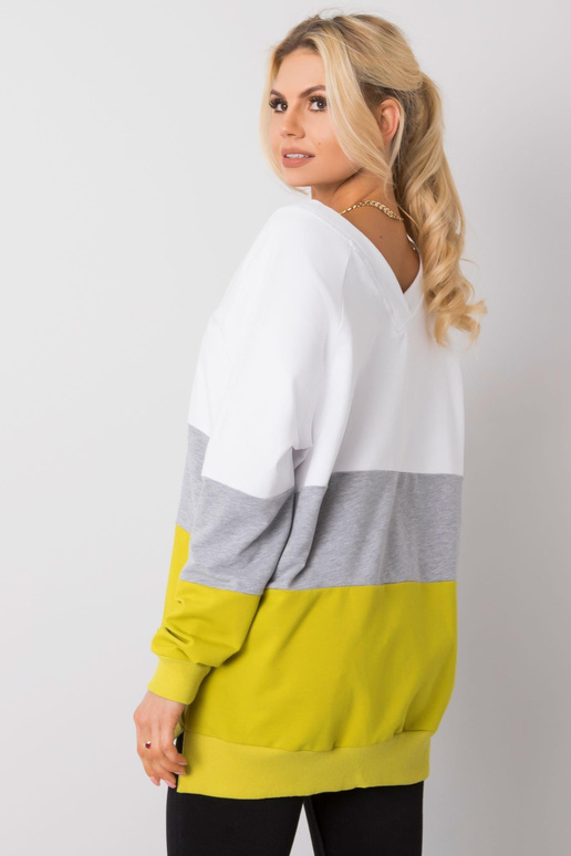 Citronu krāsas džemperis