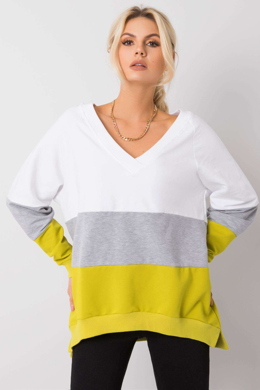 Citronu krāsas džemperis