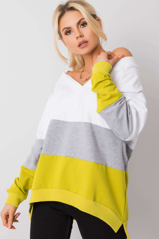 Citronu krāsas džemperis