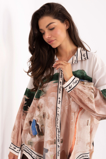 Gaiši smilškrāsas krekls 2