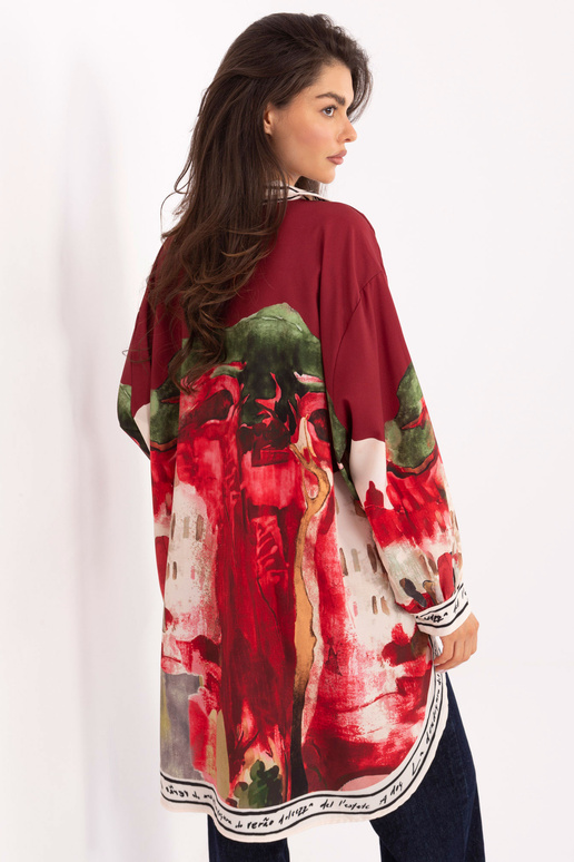 Bordo krāsas krekls