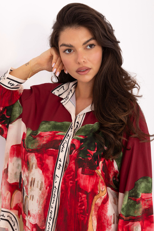 Bordo krāsas krekls