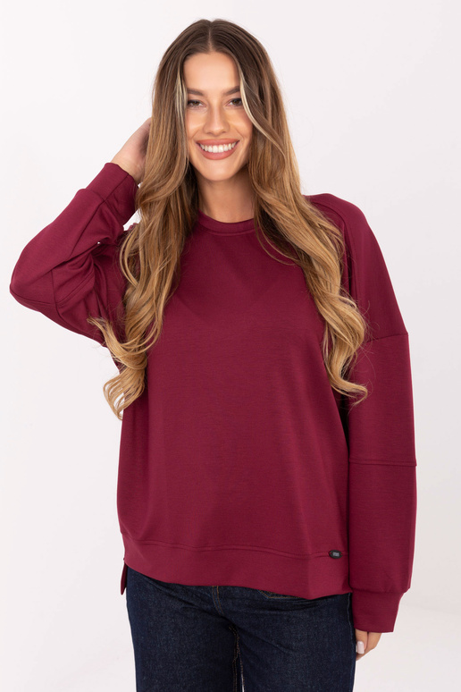 Bordō krāsas blūze