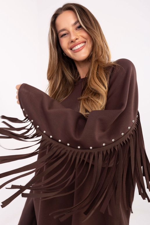 Blūze tumši brūnā krāsā
