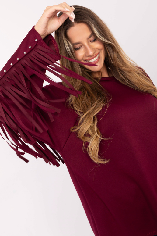 Blūze bordo krāsā