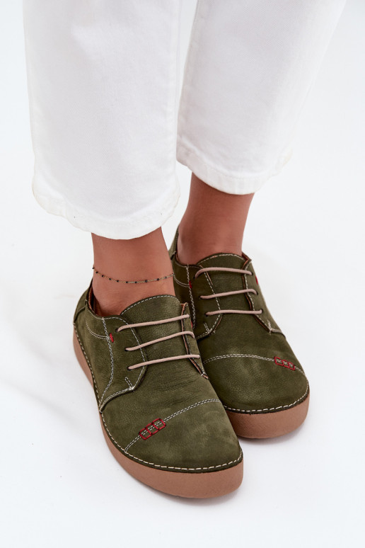 apavi  Z Przeszyciami Artiker 57C2112 Zaļas krāsas   apavi  Z Przeszyciami Artiker 57C2112 Zaļas krāsas