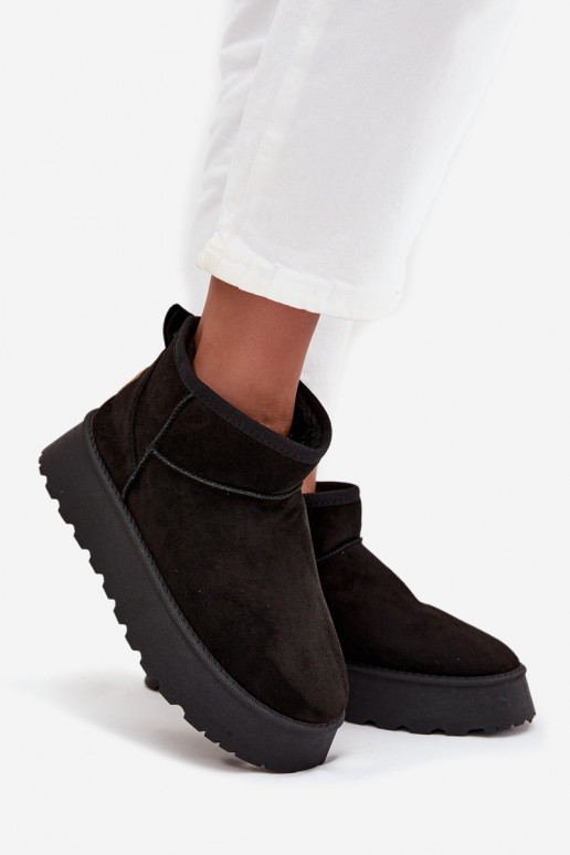 sniega apavi  ar platformu Melns Celyra sniega apavi  ar platformu Melns Celyra