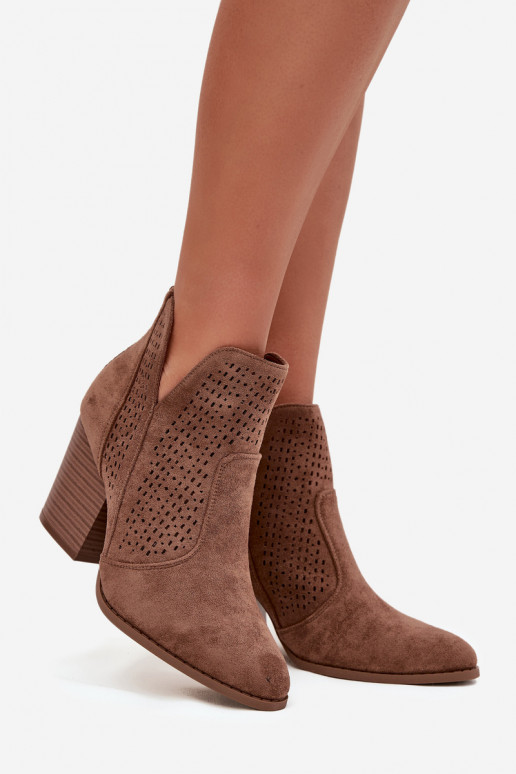  Sieviešu puszābaki S.Barski HY51-060 brūnas krāsas