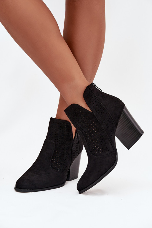 Sieviešu puszābaki S.Barski HY51-060 Melns  Sieviešu puszābaki S.Barski HY51-060 Melns