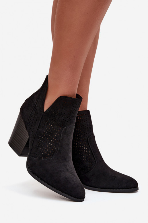 Sieviešu puszābaki S.Barski HY51-060 Melns  Sieviešu puszābaki S.Barski HY51-060 Melns