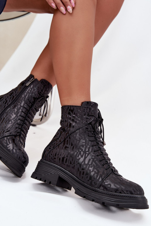 sieviešu zābaki zābaki  siltināti  Artiker 57C2257 Melns