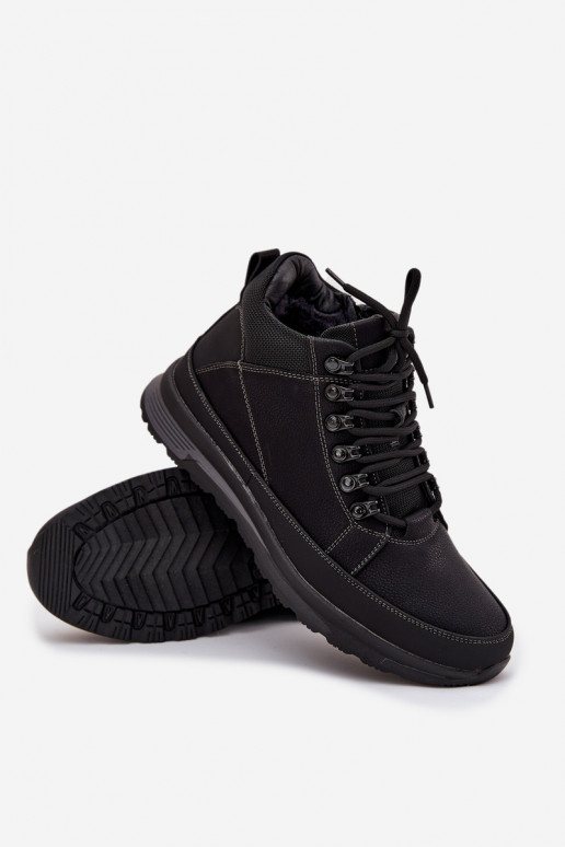 Vīriešu pārgājienu zābaki siltināti Melns Wivelle Vīriešu pārgājienu zābaki siltināti Melns Wivelle