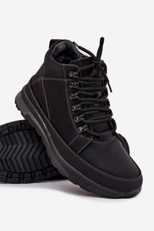 Vīriešu pārgājienu zābaki siltināti Melns Wivelle Vīriešu pārgājienu zābaki siltināti Melns Wivelle