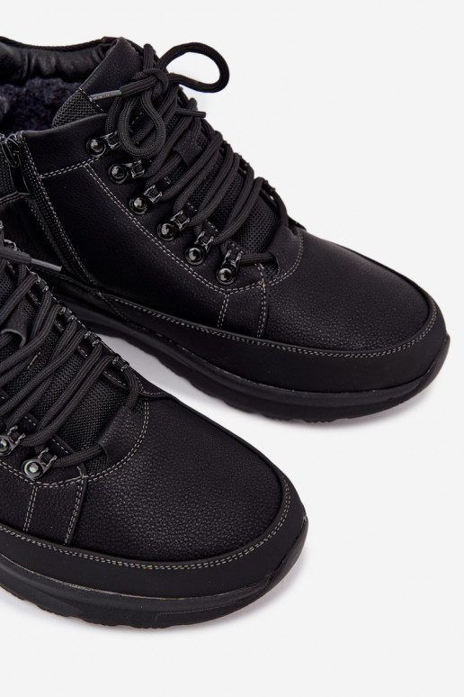 Vīriešu pārgājienu zābaki siltināti Melns Wivelle Vīriešu pārgājienu zābaki siltināti Melns Wivelle