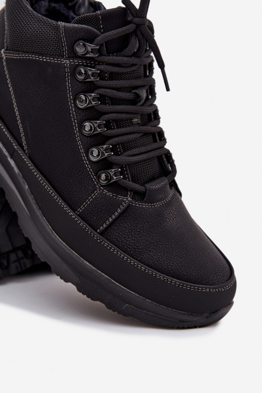 Vīriešu pārgājienu zābaki siltināti Melns Wivelle Vīriešu pārgājienu zābaki siltināti Melns Wivelle