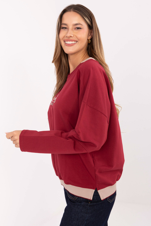 Ķiršu krāsas blūze