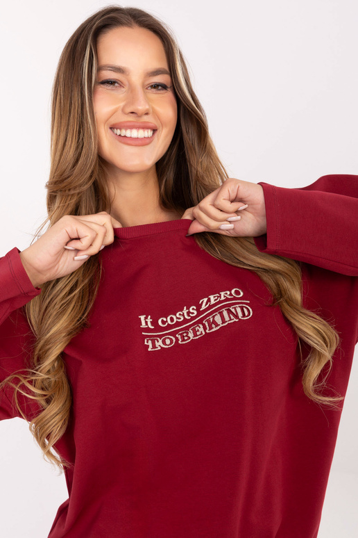 Ķiršu krāsas blūze