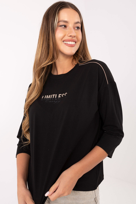 Blūze melnā krāsā