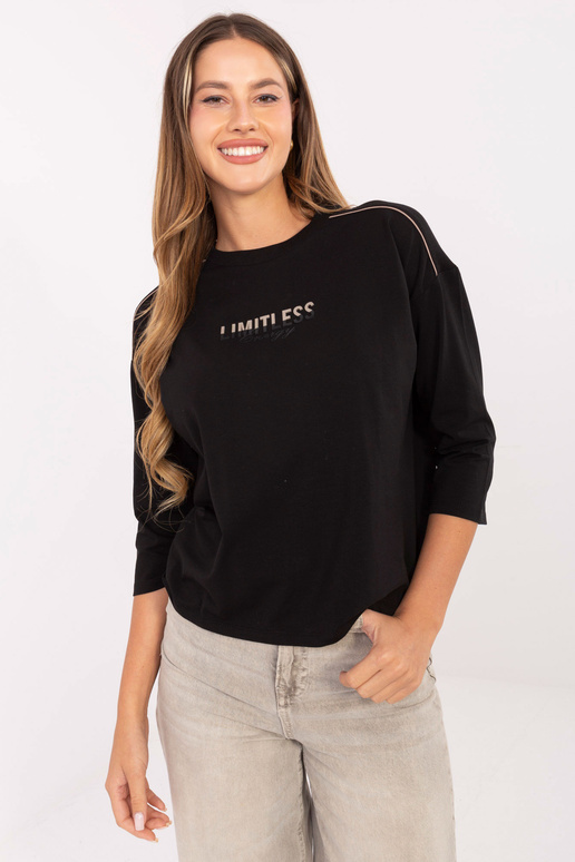 Blūze melnā krāsā