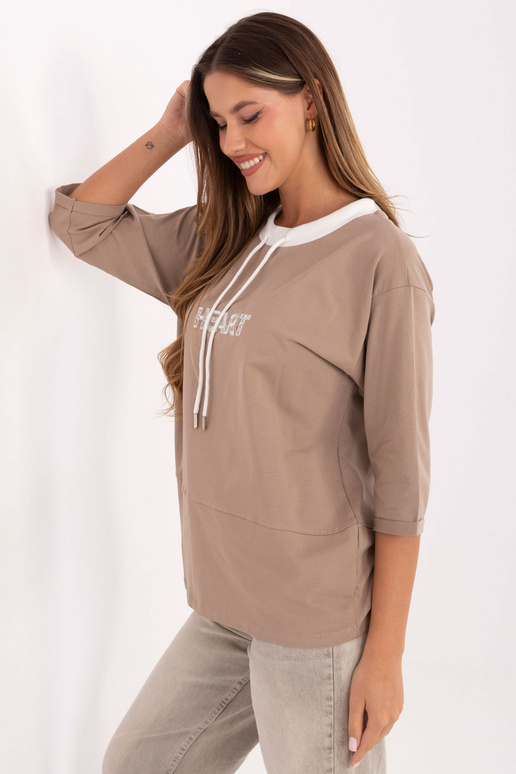 Blūze tumši smilšu krāsā