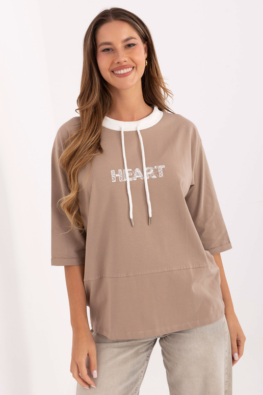 Blūze tumši smilšu krāsā