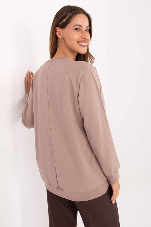 Tumši smilšu krāsas blūze