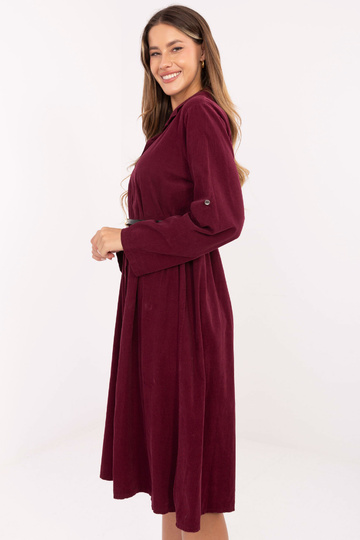 Burgundijas kleita 2