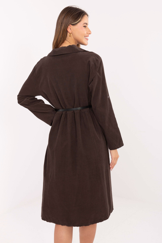 Tumši brūna kleita