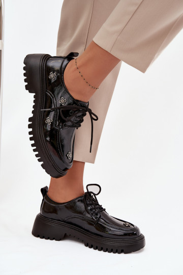 Laque   apavi  Z Przypinkami Artiker 57C0333 Melns