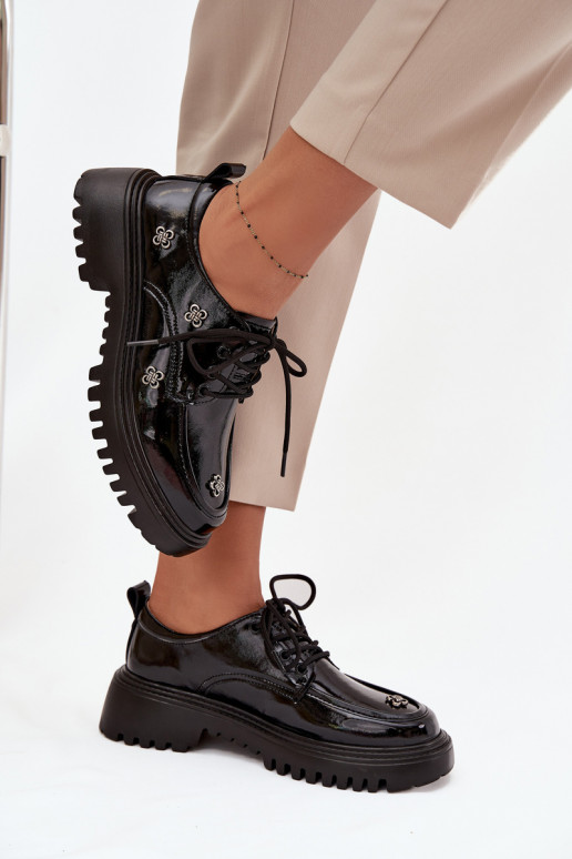 Laque   apavi  Z Przypinkami Artiker 57C0333 Melns