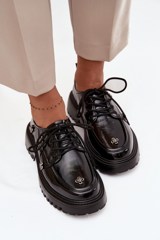 Laque   apavi  Z Przypinkami Artiker 57C0333 Melns