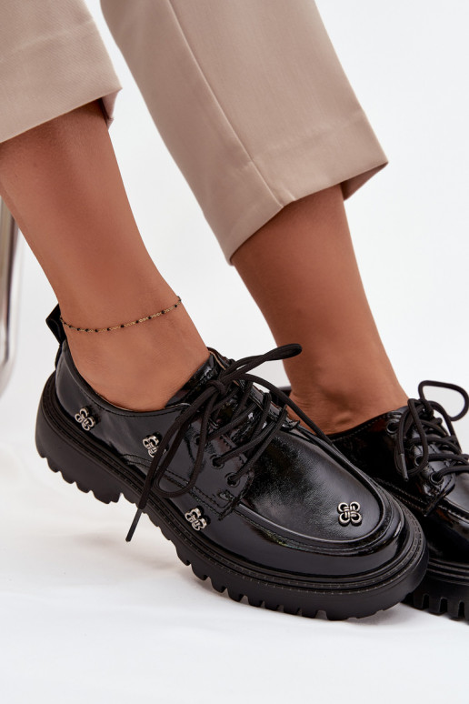 Laque   apavi  Z Przypinkami Artiker 57C0333 Melns