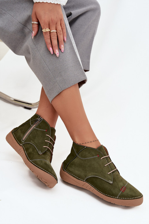 apavi  Z Przeszyciami  Artiker 57C2119 Zaļas krāsas   apavi  Z Przeszyciami  Artiker 57C2119 Zaļas krāsas