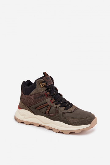 pārgājienu zābaki  WRANGLER WEST MEN MID 20253027 haki krāsas