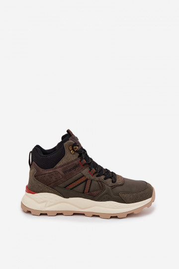 pārgājienu zābaki  WRANGLER WEST MEN MID 20253027 haki krāsas 2