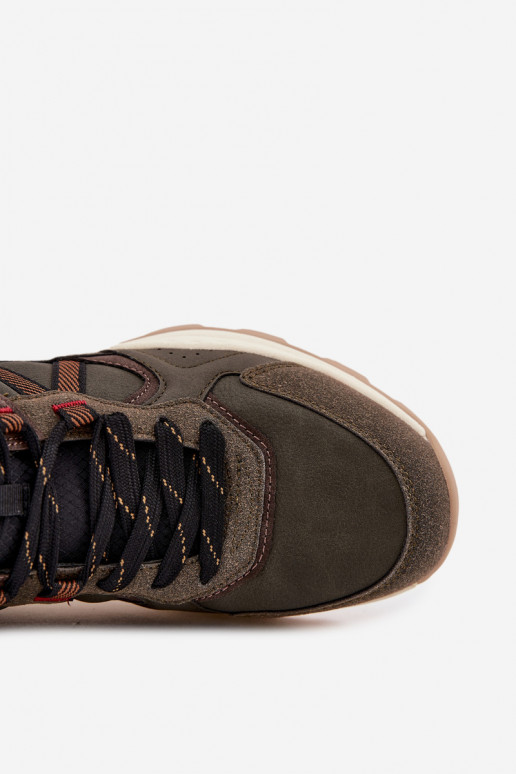 pārgājienu zābaki  WRANGLER WEST MEN MID 20253027 haki krāsas