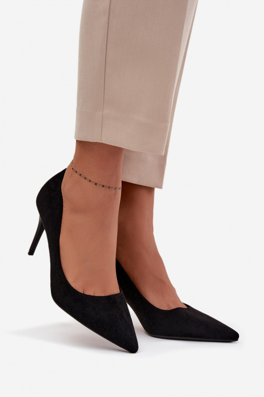 augstpapēžu kurpes  Z u Melns Elvessa augstpapēžu kurpes  Z u Melns Elvessa