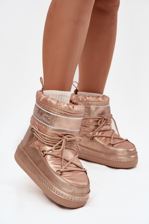 sniega apavi  ar stilīgām detaļām O'NEILL LISA WOMEN HIGH 90253012.99U Zelta krāsas